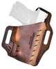 Versacarry Guardian Holster for Glock 17/19 and Similar OWB Right Hand Water Buffalo Leather Distressed Brown